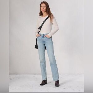 Rag & Bone straight high waisted jeans